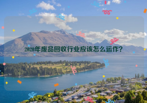 2020年廢品回收行業(yè)應(yīng)該怎么運作？