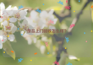 廢品上門回收怎么樣？