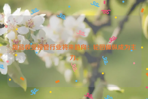 廢品收受接管行業(yè)將來(lái)趨向：輪回操縱成為主力。