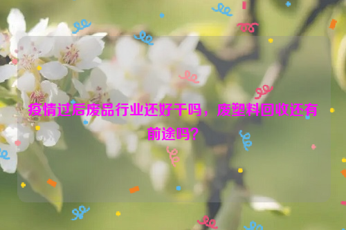 疫情過后廢品行業(yè)還好干嗎，廢塑料回收還有前途嗎？